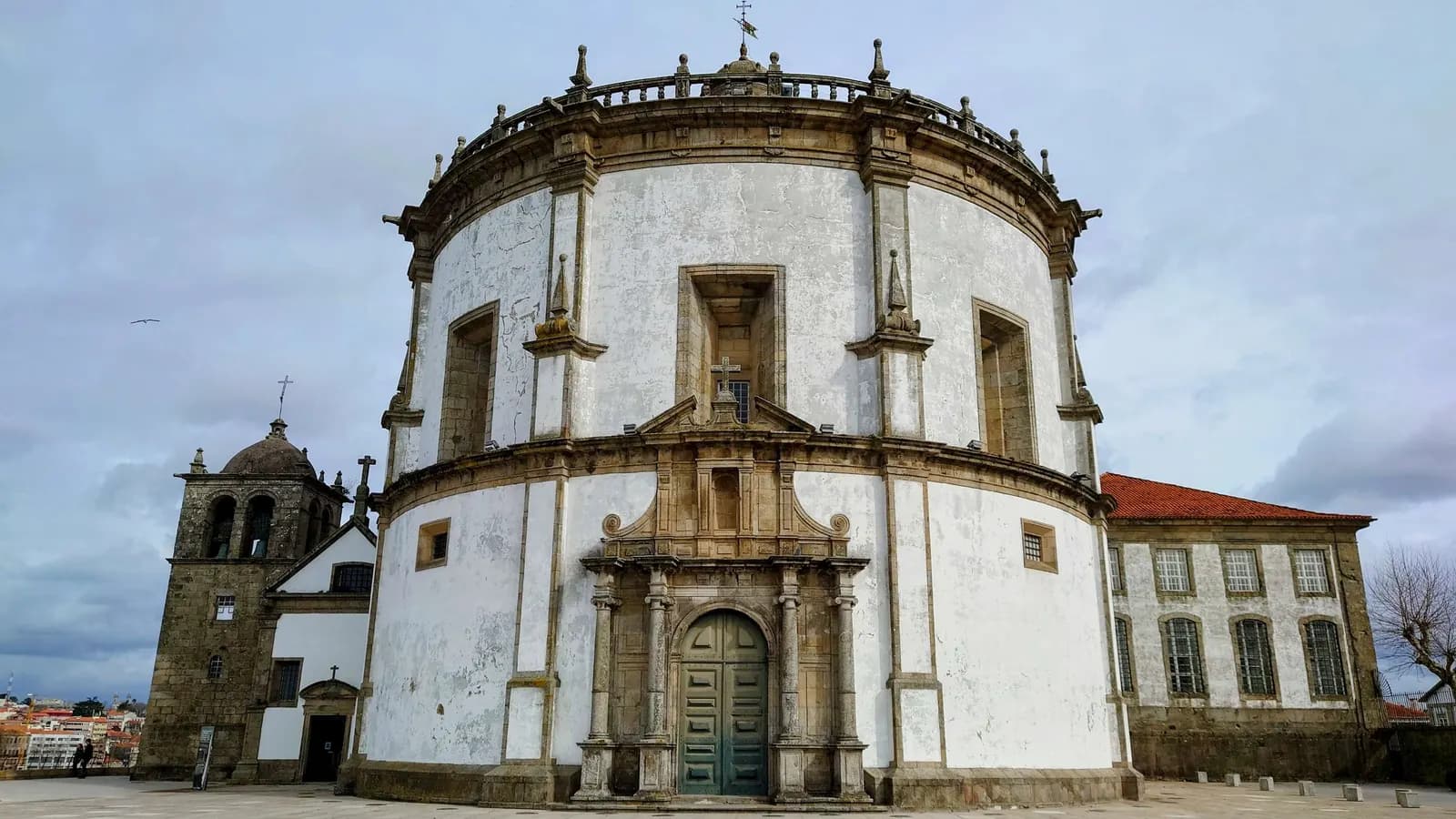 A historic round church on the tour route